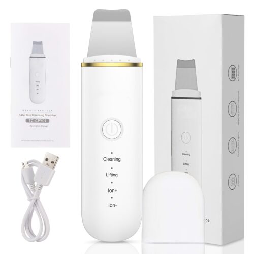 5f841b0e-4640-4ec8-a401-bba103253613.jpg 4-Mode Electric Facial Cleanser: Waterproof Rechargeable Deep Pore Sonic Scrubber