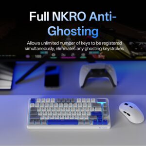 Rapoo V700DIY-75 Wireless Mechanical Gaming Keyboard Creamy Sound