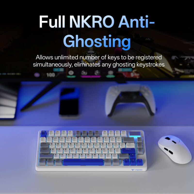 Rapoo V700DIY-75 Wireless Mechanical Gaming Keyboard Creamy Sound