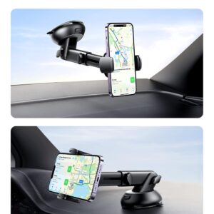 UGREEN Car Phone Holder Mount. Dashboard Windshield Smartphone Cradle. Strong Suction. Compatible with iPhone 16 Pro Max. Galaxy S24 Ultra