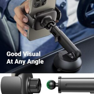 UGREEN Car Phone Holder Mount. Dashboard Windshield Smartphone Cradle. Strong Suction. Compatible with iPhone 16 Pro Max. Galaxy S24 Ultra