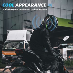 Wireless 12, Wireless Motorcycle Helmet Earphone Headset for Hands-Free Calls And Stereo Music Playback