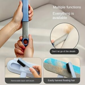 Long-Handle Pet Hair Remover: Durable Roller for Cat & Dog Fur on Sofas & Beds